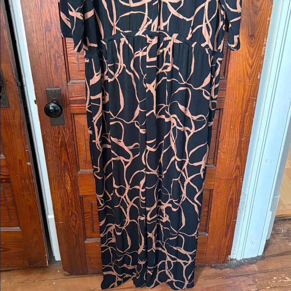 Chicos Jumpsuit NWT Size 4 Travelers 3/4 Sleeve - Picture 8 of 9